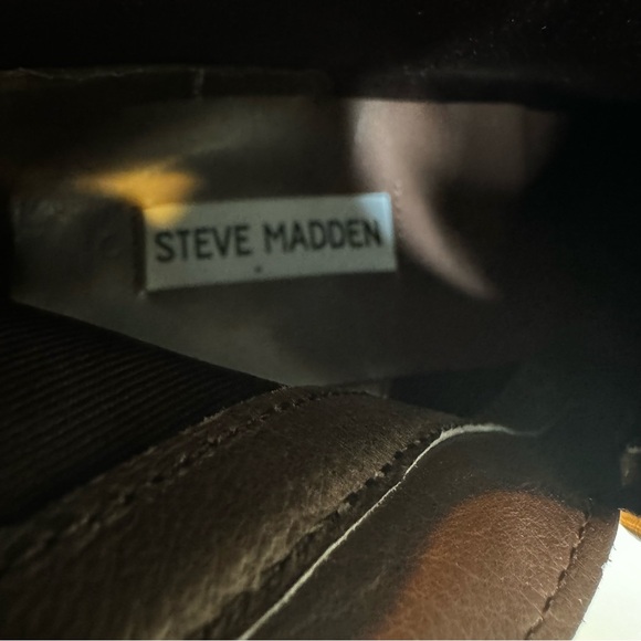 Steve Madden Hope Brown Leather boots size 11 - Picture 9 of 10